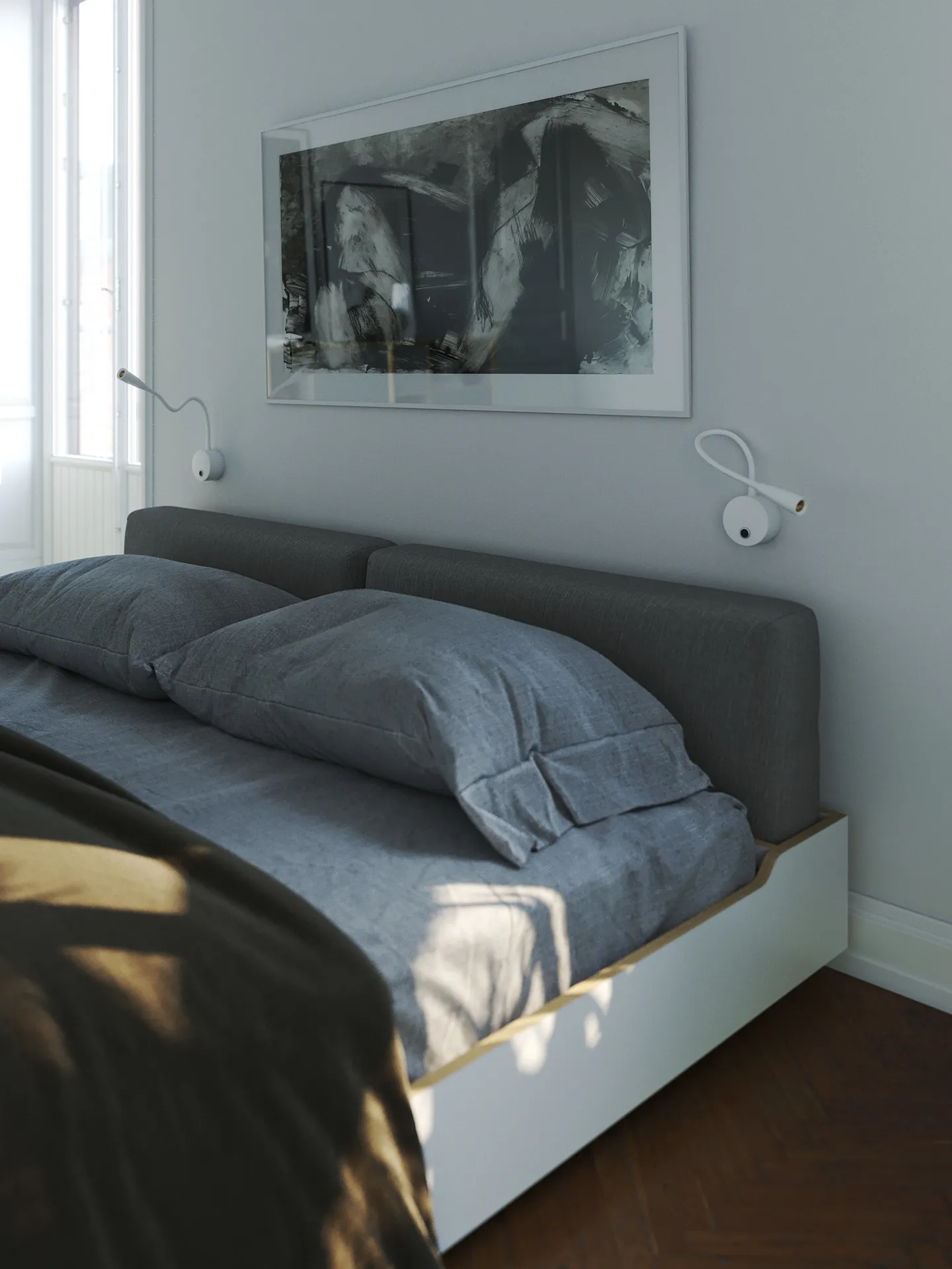 MAUDE bed - back cushions