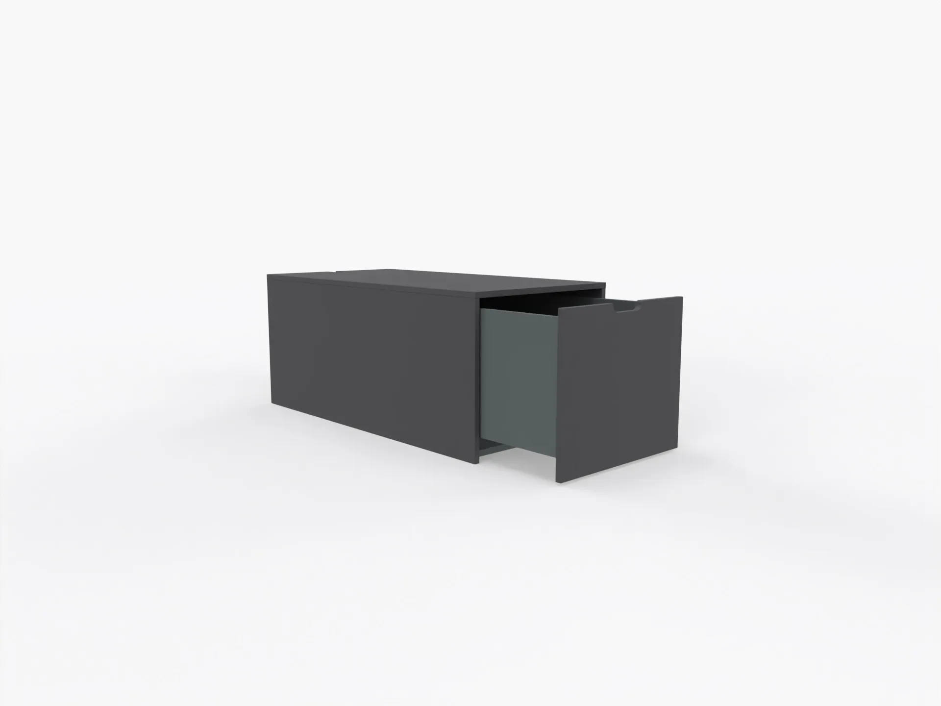 Bed base with drawer Bettkasten Stapelliege Schubkasten Nachtschrank Zubehör farbig lackiert