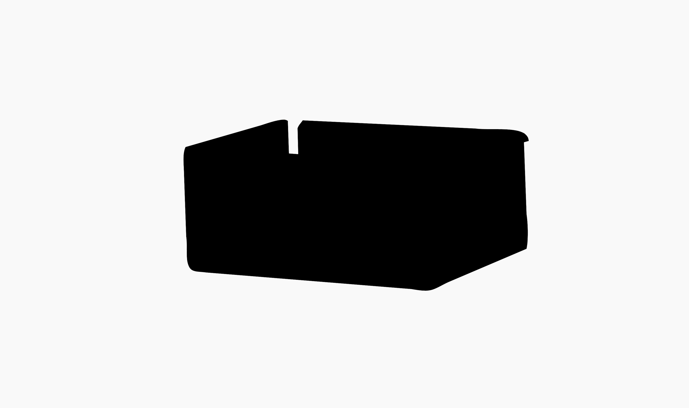Pappeteriebox für Flatmate Flatbox lackiert Zubehör AddOn