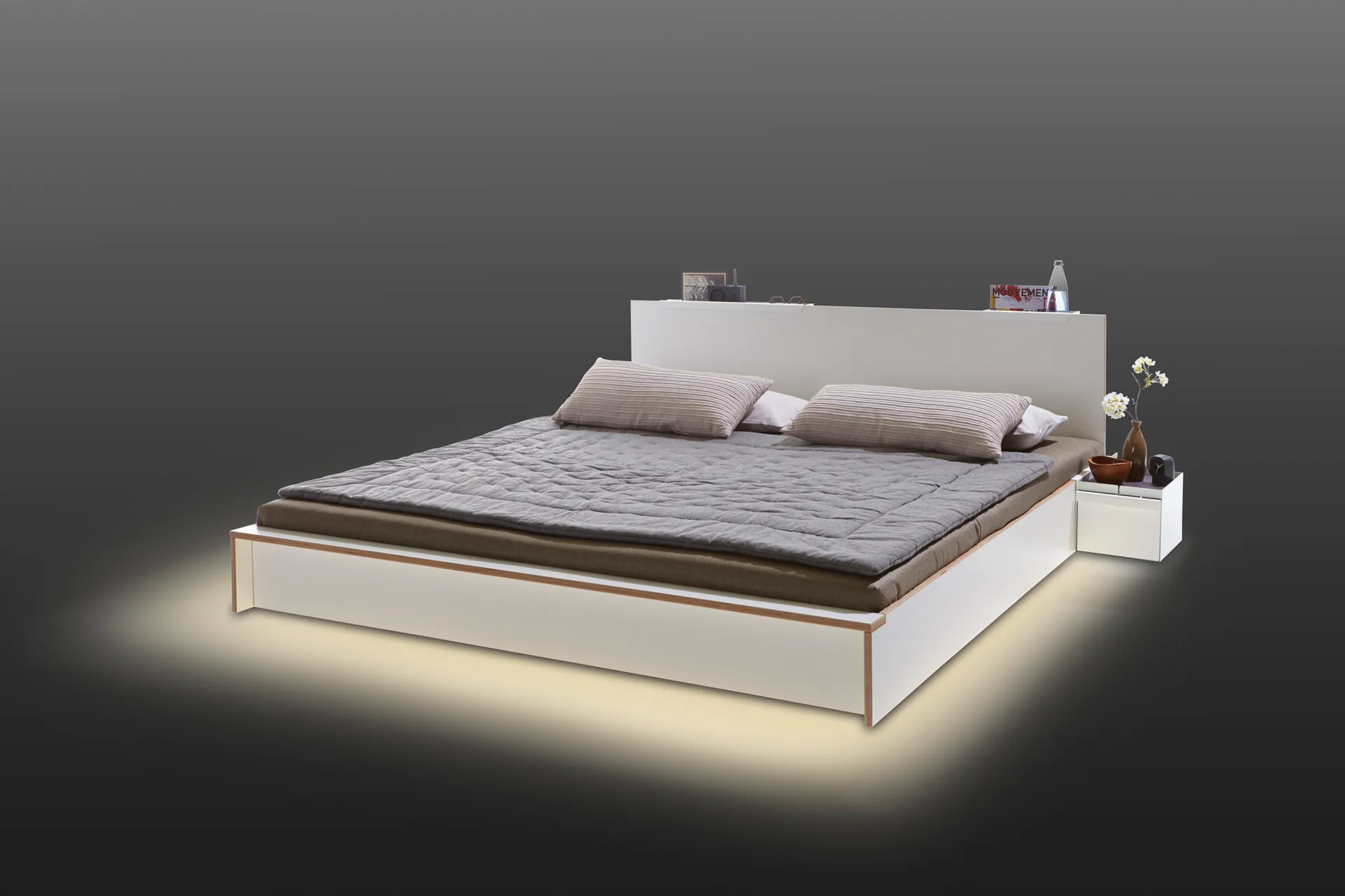FLAI Bett - LED-Beleuchtung