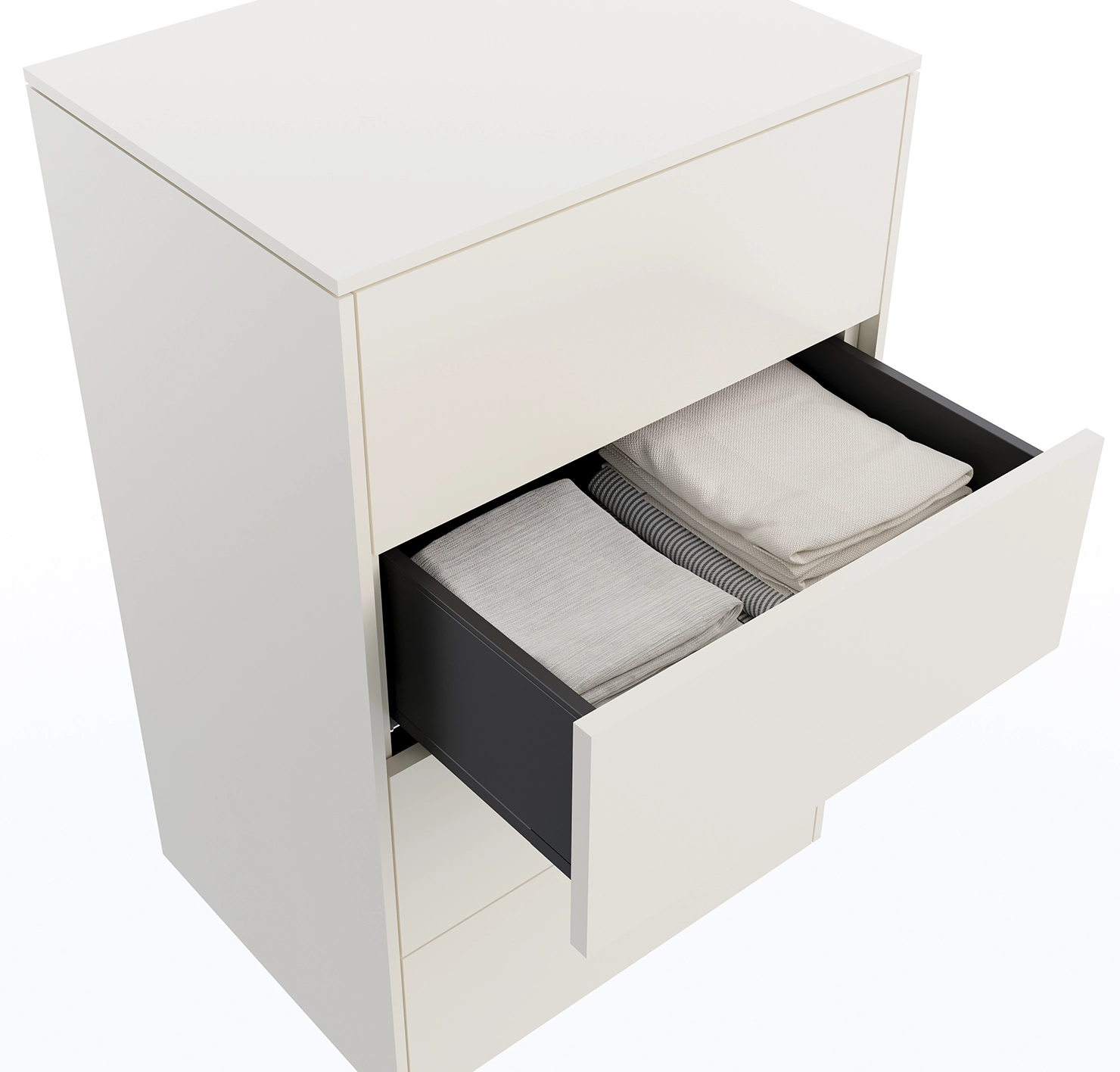 Die Schubkästen im Sideboard Aventa bieten viel Stauraum