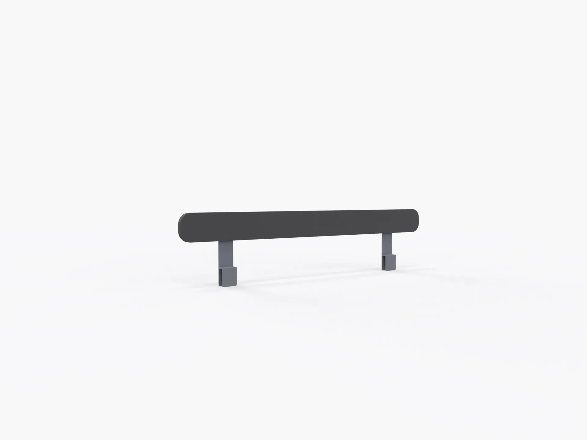 Limit strip for stacking bed