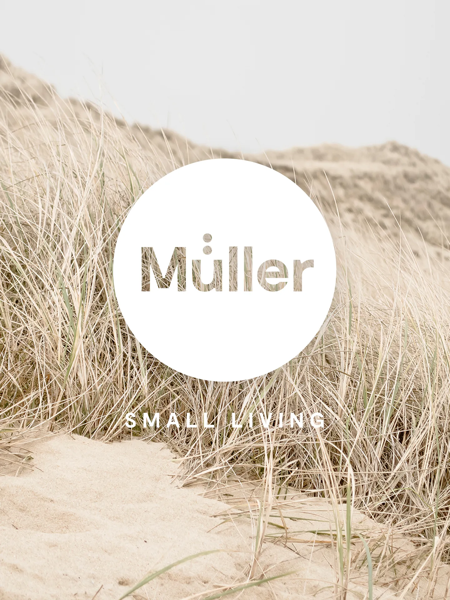 Müller Small Living Logo mit Dünen