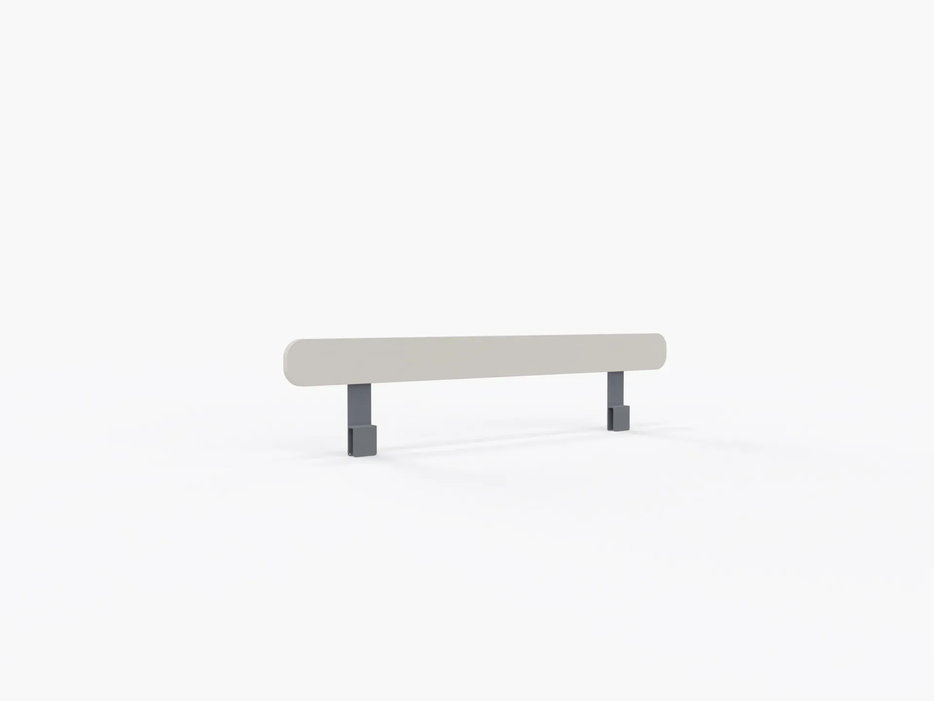 Limit strip for stacking bed