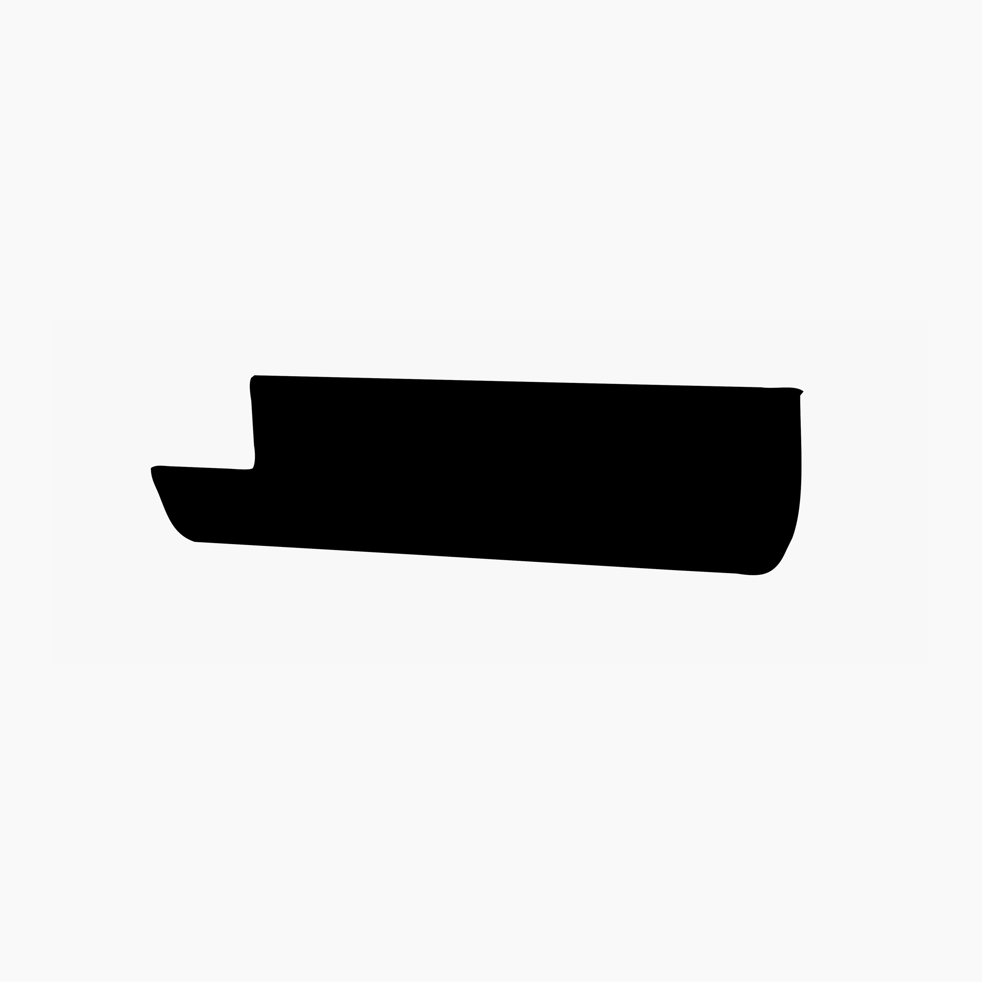 Brillenhalterung Add On Flatmate Flatbox Einhängen schwarz Rückwand Ablage