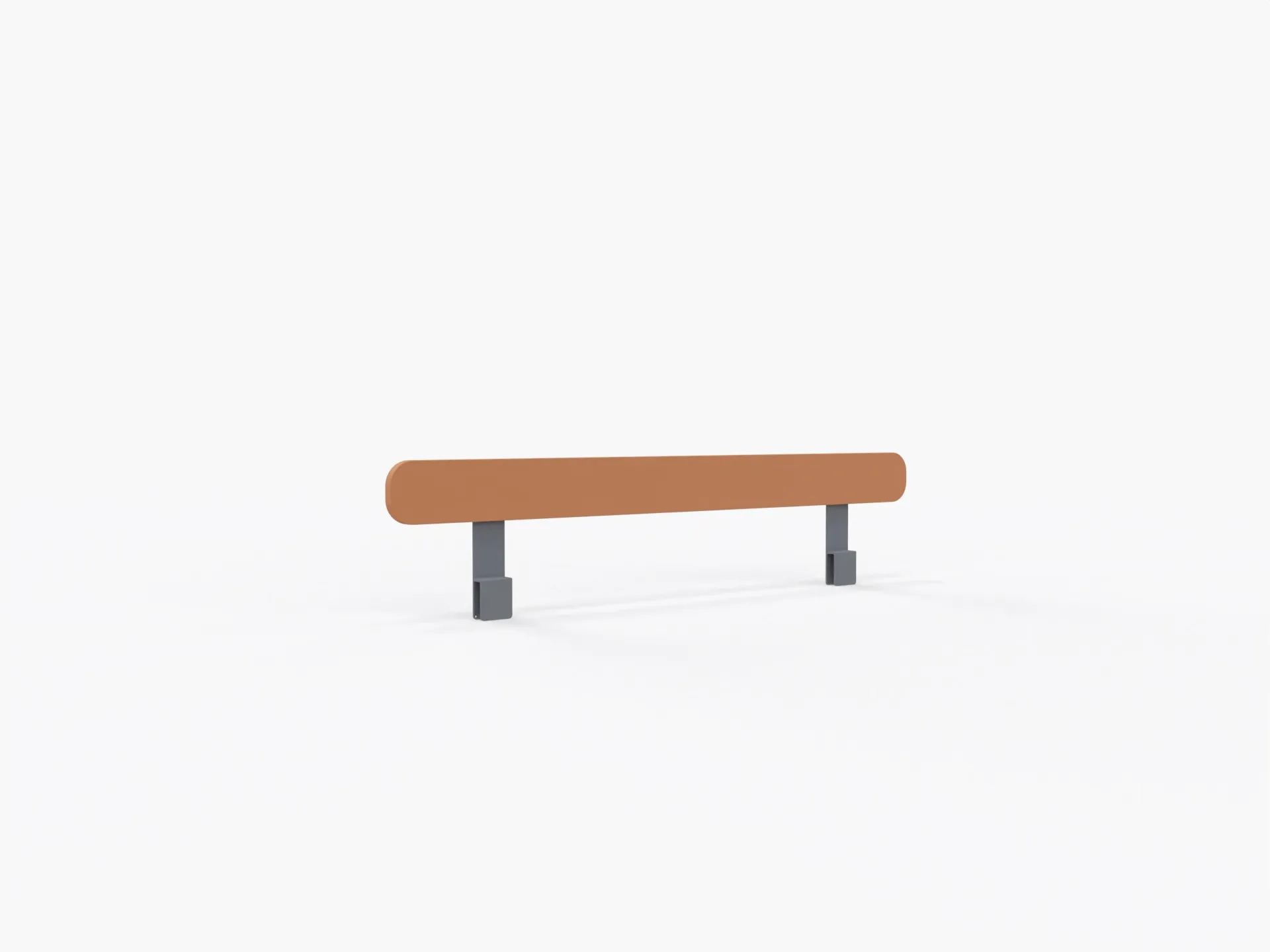 Limit strip for stacking bed