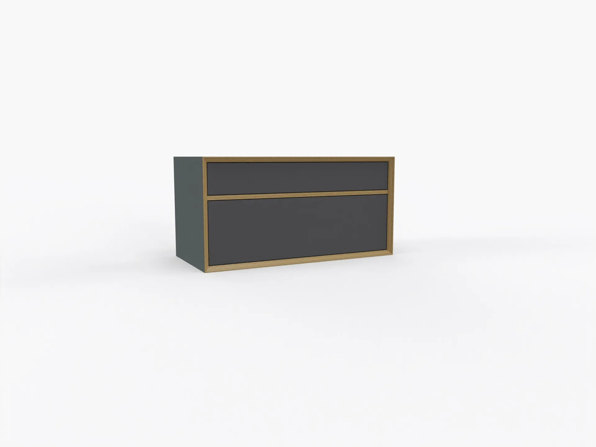 Vertiko Fifteen Element mit einer schmalen und einer großen Schublade von Müller Small Living.